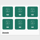 Custom Emerald Green Stickers (Blatt)