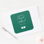 Custom Emerald Green Stickers (Umschlag)