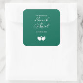 Custom Emerald Green Stickers (Tasche)