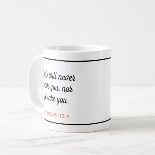 Custom EMMANUEL PRINCE FRIEDEN Weihnachten Kaffeetasse (Vorderseite Links)