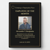 Custom Employee Awards Plaque Foto Personalize Fotoplatte (Vorderseite)