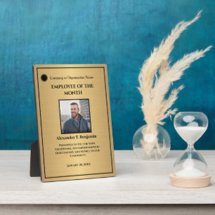 Custom Employee Awards Plaque Foto Personalize Fotoplatte