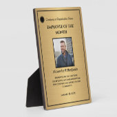 Custom Employee Awards Plaque Foto Personalize Fotoplatte (Seite)