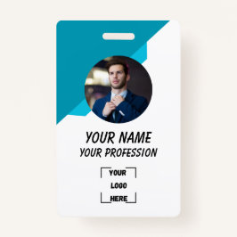 Custom Employee ID Badge with Photo Ausweis