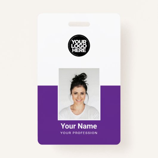 Custom Employee Photo Company Security Id Badges Ausweis (Vorderseite)
