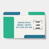 Custom Employee Photo ID Badge Card Ausweis (Rückseite)