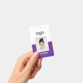 Custom Employee Photo Name Tag Badges Ausweis (Handheld)