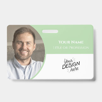 Custom Employee, Photo, Name, Title, Logo, Barcode Ausweis