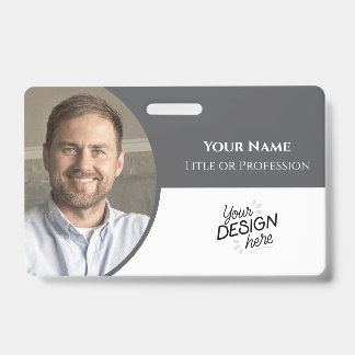 Custom Employee, Photo, Name, Title, Logo, Barcode Ausweis
