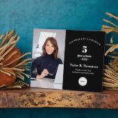 Custom Employee Recognition Photo 5 Year service  Fotoplatte (Seite)