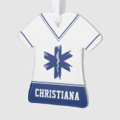Custom EMT EMS Paramedic First Responder Ornament (Vorderseite)