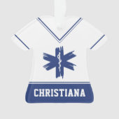 Custom EMT EMS Paramedic First Responder Ornament (Vorderseite)