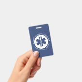Custom EMT Symbol Emergency Medical Technician Ausweis (Handheld)