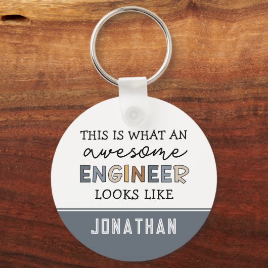 Custom Engineer Funny Phantastisch Engineer Schlüsselanhänger (Vorderseite)