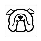 Custom English Bulldog - Gummi Bulldog Briefmarke Gummistempel (Prägung)