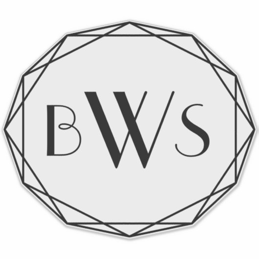 Custom Equestrier Monogram Horse Tack Trunk Aufkleber (Vorderseite)