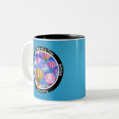 Custom Erholung Meilenstein Geschenk - Heißluftbal Zweifarbige Tasse (Vorderseite Links)