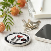 Custom Erholung Meilenstein-Geschenk Schlüsselanhänger (Seite)