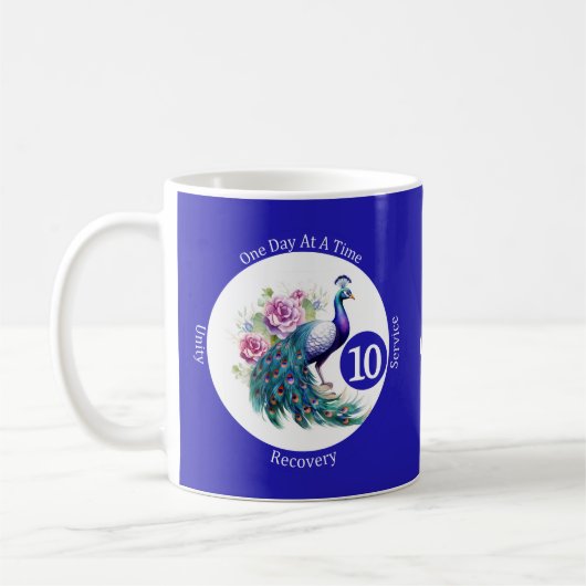 Custom Erholung Meilenstein-Geschenk | Sobriety To Kaffeetasse (Links)