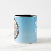 Custom Erholung Meilenstein Gift - Blumen Zweifarbige Tasse (Mittel)