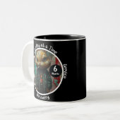 Custom Erholung Milestone Gift - Edgy Street Art Zweifarbige Tasse (Vorderseite Links)