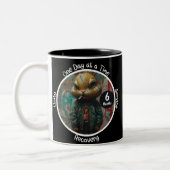 Custom Erholung Milestone Gift - Edgy Street Art Zweifarbige Tasse (Links)