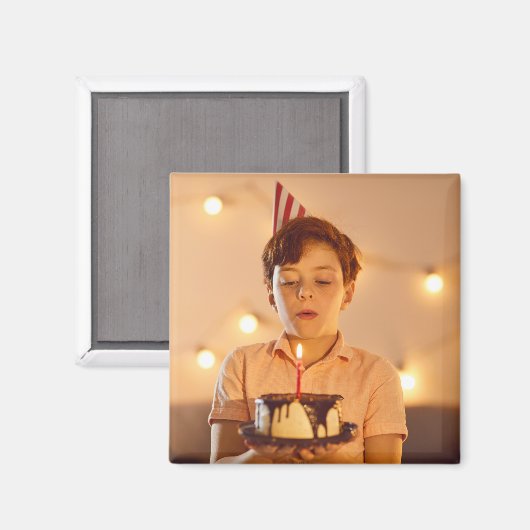 Custom Erinnerungen Foto Magnet, Familiengeburtsge Magnet (Vorderseite/Rückseite)