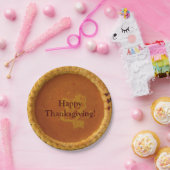 Custom Erntedank Paper Tellers Pumpkin Pie Pappteller (Party)