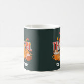 Custom Erntedank Pumpkin THANKFUL Familie Kaffeetasse (Mittel)
