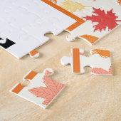 Custom Erntedank Truthahn Foto Saison zu gobben Puzzle (Seite)