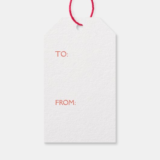 CUSTOM ERSTE Weihnachtsfeier Geschenkanhänger (Rückseite)