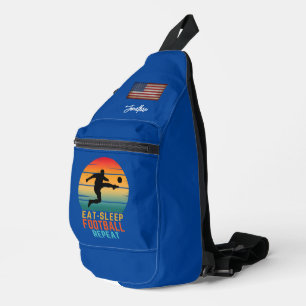 CUSTOM ESSEN SCHLAFPLATTE FUSSBALLWIEDERHOLUNG SPO CROSSBODY BAG