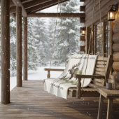 Custom "Established 1979" Watercolor Moose Sherpa Sherpadecke