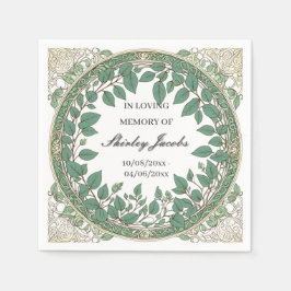 Custom Eucalyptus Funeral – Elegant Memorial Serviette
