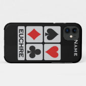 Custom Euchre Player iPhone 5 Case-Mate Hülle (Rückseite (Horizontal))
