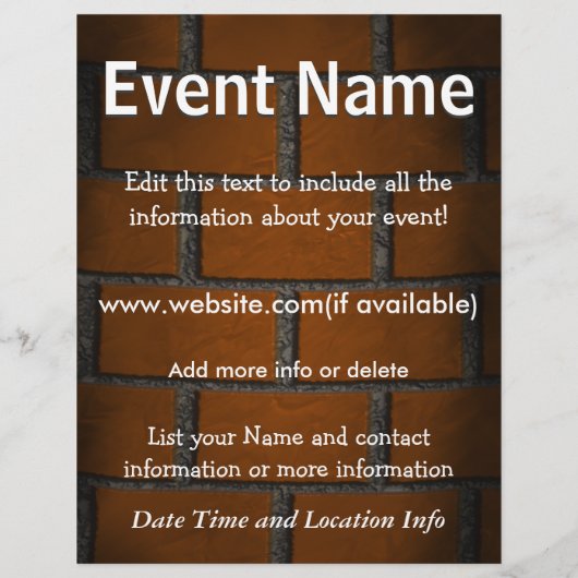 Custom Event Bridge Flyer (Hinten)