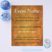 Custom Event Burnt Energy Flyer (Einzeln)