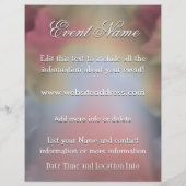 Custom Event Heaven Flyer (Hinten)