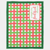 Custom Event Keepake Sommerfestival Picknick Fleecedecke (Vorderseite)