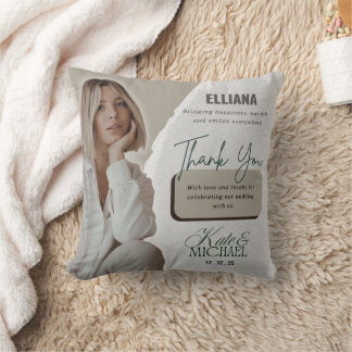 Custom Event Souvenir Throw Kissen