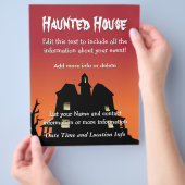 Custom Event Spuk House Flyer (Hand)