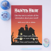 Custom Event Spuk House Flyer (Einzeln)