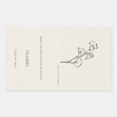 Custom Ex Libris Bookplate Sticker | Dark Academia (Vorderseite)