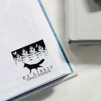 Custom Ex Libris, Forest Fox Book