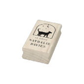 Custom Ex Libris | Magic Moon Stars & Cat Book Gummistempel (Stempel)