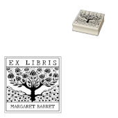 Custom Ex Libris, Tree Book Gummistempel (Stempel)