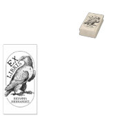 Custom Ex Libris Vintager Adler, Buch Gummistempel (Stempel)