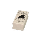 Custom Ex Libris, Wolf Library Book Gummistempel (Stempel)