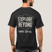 Custom Explore Beyond Camping Crew 2026 T-Shirt (Rückseite)