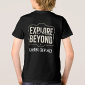 Custom Explore Beyond Camping Crew 2026 Tri-Blend Shirt (Rückseite)